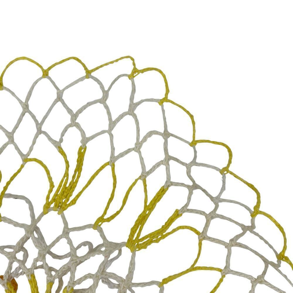 Vintage Doilies Crochet Set‎ of 3 Wide Knit Yellow Orange White - Picture 6 of 10